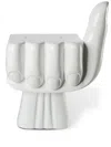 Polspotten Fist Lacquered Chair In White