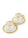 Polspotten Golden Finds Espresso Cup (set Of Four) In Gold