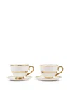 Polspotten Golden Finds Porcelain Teacups (set Of Two)