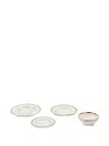 Polspotten Golden Finds Dinnerware (four-piece-set) In White