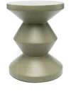 Polspotten Outdoor Zig Zag Outdoor Stool (35cm X 45cm) In Grün