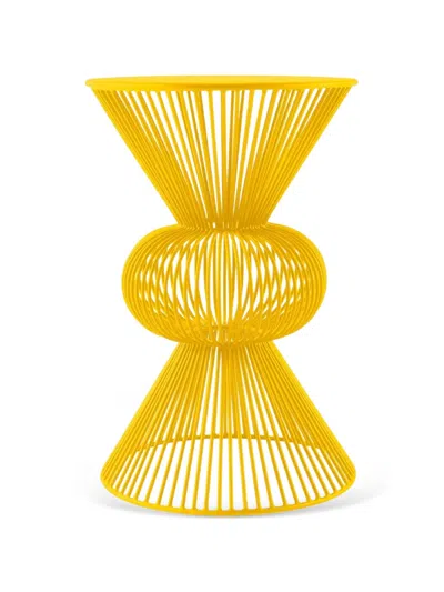 Polspotten Hourglass-shape Stool In Yellow