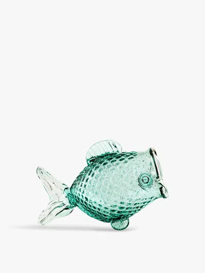 Polspotten Fat Fish Glass Jar In Clear