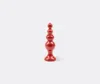 Polspotten Wooden Salt And Pepper Grinder In Red