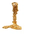 Polspotten Sculpted Metal Candle Holder In Gold