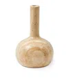 Polspotten Marble Heritage Bell Candle Holder In Brown