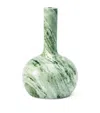 Polspotten Marble Heritage Bell Candle Holder In Green