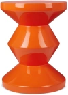 POLSPOTTEN ORANGE ZIG ZAG STOOL