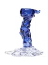 Polspotten Organic-shaped Candle Holder In Blue