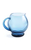 Polspotten Pum Glass Pitcher In Light Blue