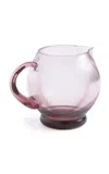 Polspotten Pum Glass Pitcher In Pink