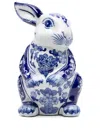 Polspotten Rabbit Piggy Bank (25cm X 13cm) In White