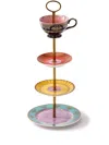 Polspotten Grandpa Tea Serving Stand (44cm X 19cm) In Red