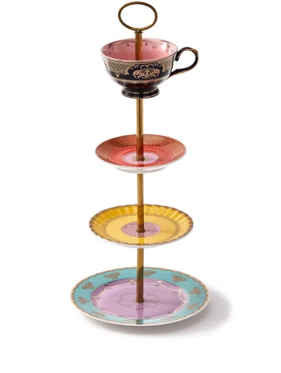 Polspotten Red Grandpa High Tea Set Stand