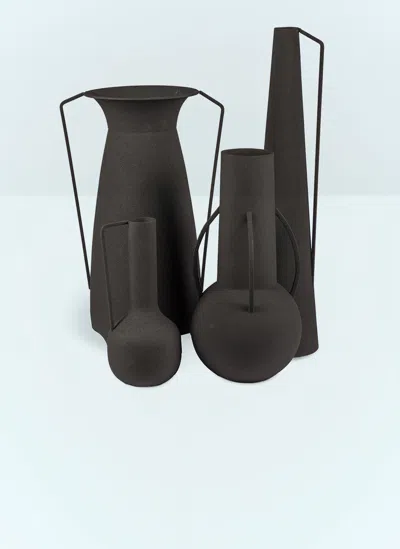 Polspotten Roman Vase Set In Black