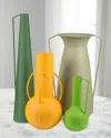 Polspotten Roman Vases, Set Of 4 In Olive Green