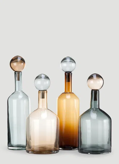 Polspotten Set Of Four Bubbles & Bottles Chic Mix In Multi
