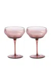 Polspotten Set Of 2 Pum Coupes In Purple