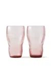 Polspotten Set-of-two Pum Glasses In Pink