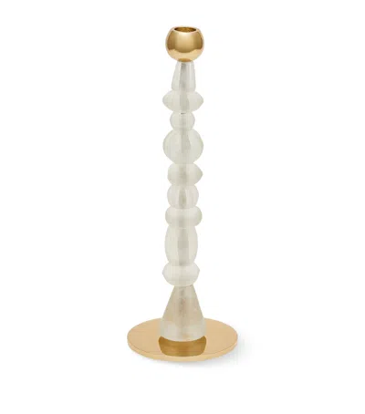 Polspotten Small Beads Candle Holder In Multi
