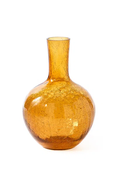 Polspotten Small Glass Vase In Yellow