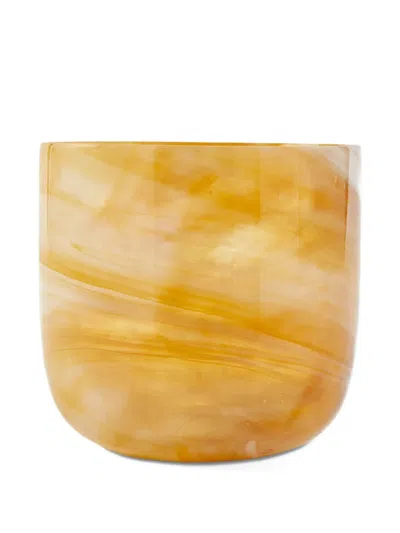 Polspotten Small Marble Glass Vase In Neutral