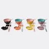 Polspotten Asiatische Grandpa Porzellanschalen (4er-set) In Multicolor