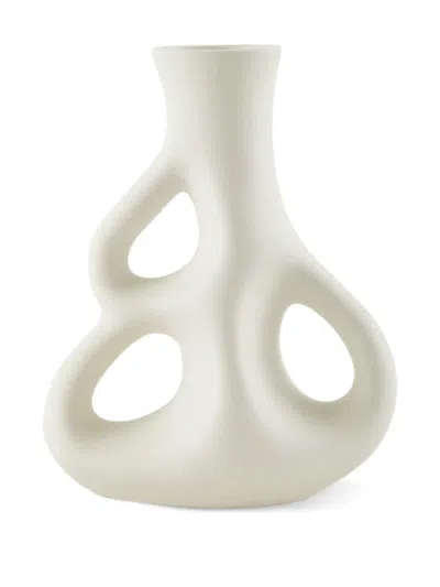 Polspotten Three Ears Vase (21cm X 9cm) In White