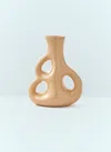 Polspotten Three Ears Vase In Beige