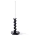 Polspotten Twister Candle Holder In Black