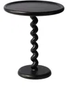 Polspotten Black Twister Side Table In Black