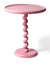 Polspotten Twister Side Table In Pink