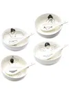 POLSPOTTEN WHITE UNDRESSED BOWLS SET