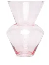 Polspotten X Browns Neck Glass Vase (35cm) In Pink