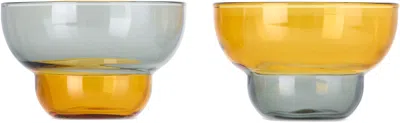 Polspotten Yellow & Gray Mizu Kiri Cup Set