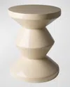 Polspotten Zig Zag Stool In Neutrals