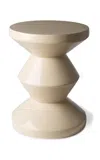 Polspotten Zig Zag Stool In Neutral