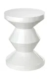 Polspotten Zig Zag Stool In White