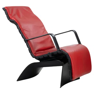 Pre-owned Poltrona Frau Antropovarius Lounge Chair By Ferdinand Porsche For  In Pink