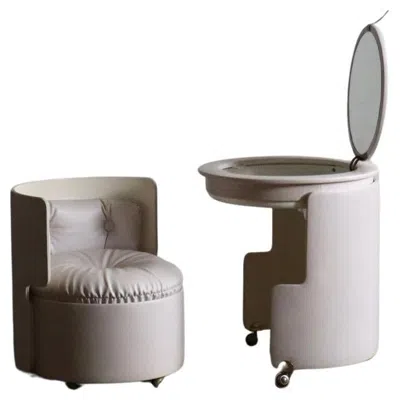 Pre-owned Poltrona Frau Dilly Dally Vanity By Luigi Massoni, , Italy 1968 In Gray
