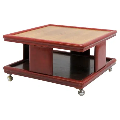 Pre-owned Poltrona Frau Italian Coffee Table, 1970 In Brown