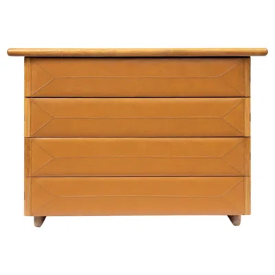 Pre-owned Poltrona Frau Vintage Chest Of Drawers Attr. To , Italy 1970s. In Brown