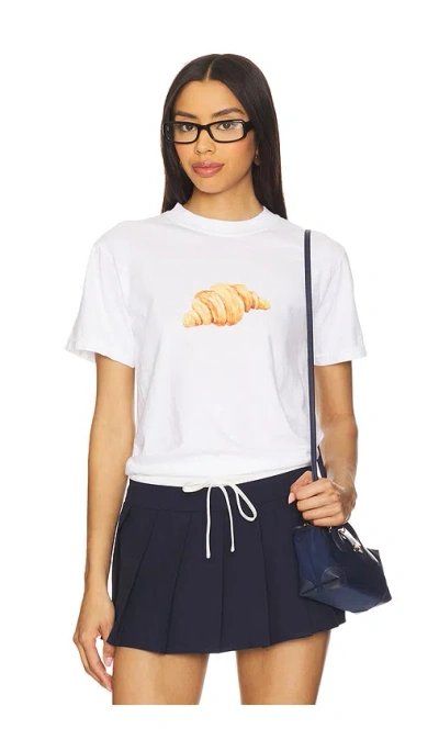 Polychrome Goods Croissant T-shirt In White