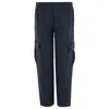 Polysar Women's Cargo Pocket Sweat Pants In Black