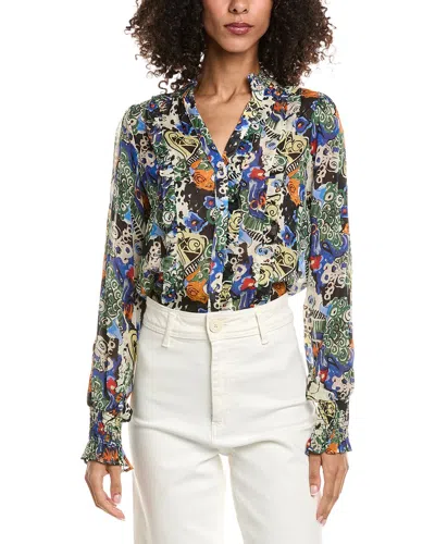 Pom Amsterdam Long Sleeve Shirt In Multi