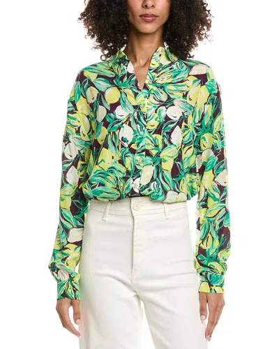 Pom Amsterdam Long Sleeve Shirt In Green
