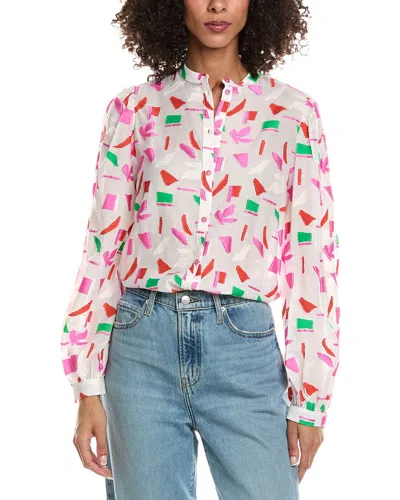 Pom Amsterdam Long Sleeve Shirt In Multi