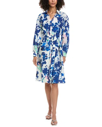 Pom Amsterdam Shirtdress In Blue