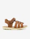 Pom D'api Waff New Boy Leather Sandals In Brown