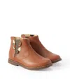 Pom D'api City Daisy Leather Ankle Boots In Beige